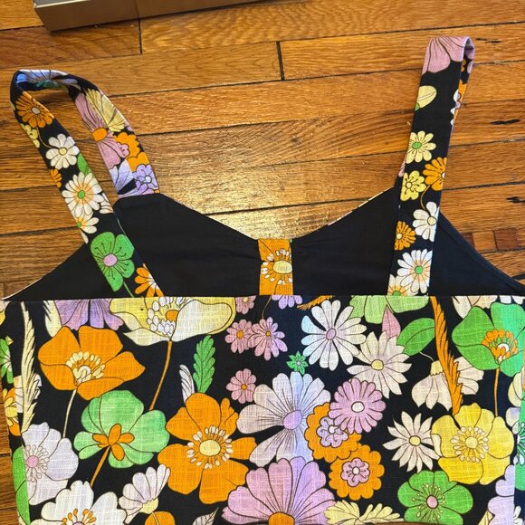 Maje Floral Crop Top - Picture 3 of 6